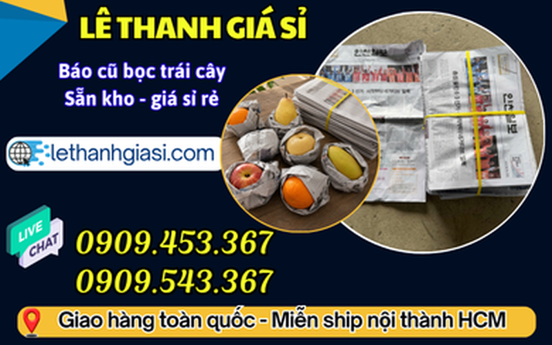 Nhà Cung Cấp Báo Cũ Bọc Trái Cây, Đóng Gói Hàng Giá Sỉ