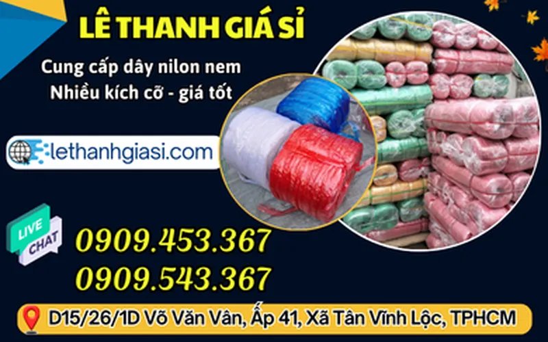 Bán dây cuộn nem 600 giá sỉ nhiều màu