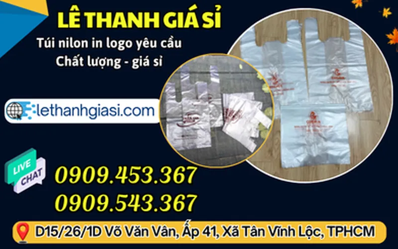 Chuyên sỉ túi xốp hai quai in logo theo yêu cầu