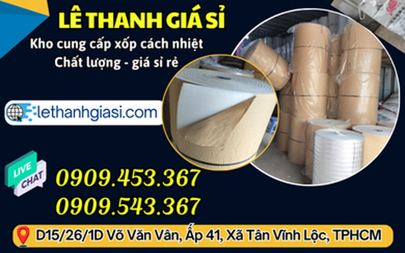 Kho Hàng Sỉ Xốp Cách Nhiệt Opp Tự Dính
