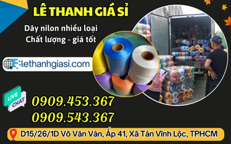 XƯỞNG BÁN DÂY NILON GIÁ TẬN GỐC RẺ CẠNH TRANH