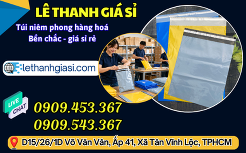 Xưởng Sỉ Túi Niêm Phong Đóng Gói Hàng Hóa Giá Tốt