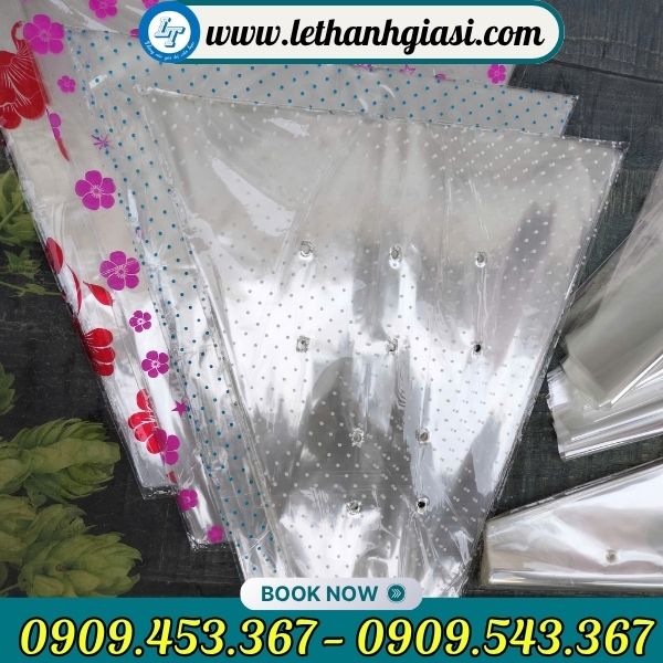 Túi bóng kiếng bọc hoa giá rẻ Túi bóng kiếng bọc hoa