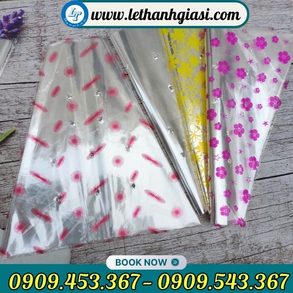 Túi bóng kiếng bọc hoa giá rẻ Túi bóng kiếng bọc hoa
