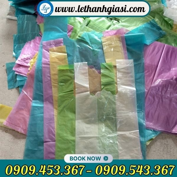 Túi bóng mỡ màu hàng chợ Túi bóng mỡ màu hàng chợ