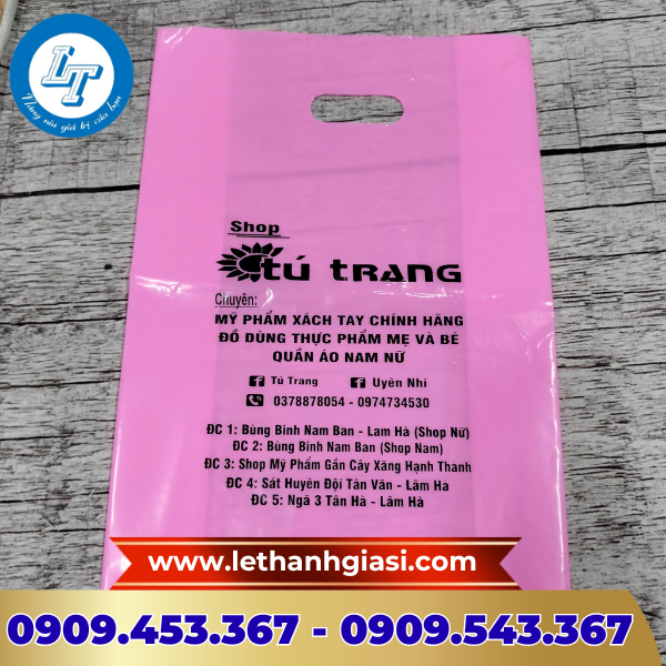 Túi nilon in theo yêu cầu Túi nilon in theo yêu cầu