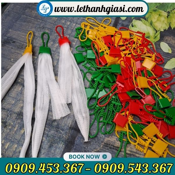 Túi lưới nhựa có móc treo Túi lưới nhựa có móc treo