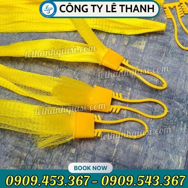 Túi lưới đựng nông sản Nút thắt buộc miệng túi