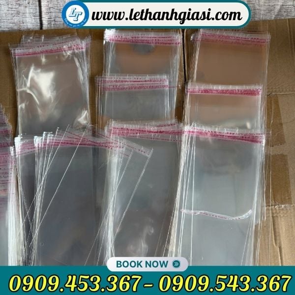 Tổng kho túi opp dán miệng giá tốt Tổng kho túi opp dán miệng