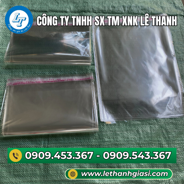 Túi opp có băng keo dán miệng