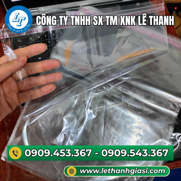 Túi opp có băng keo dán miệng Túi opp có băng keo dán miệng