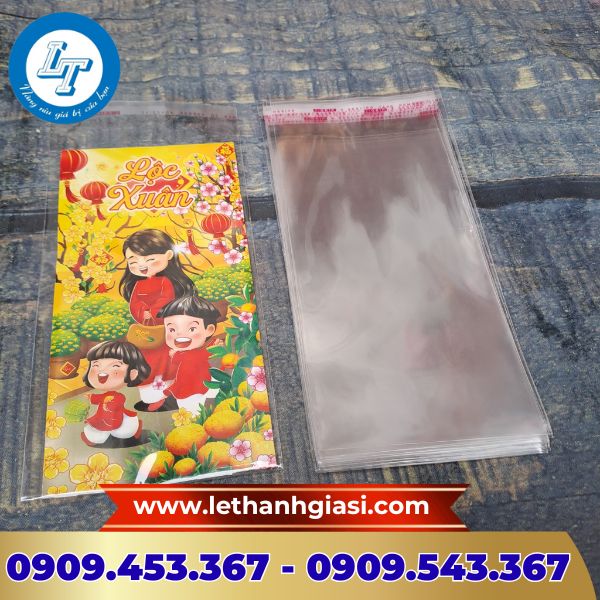 Túi opp dán miệng và bao lì xì Túi opp dán miệng và bao lì xì