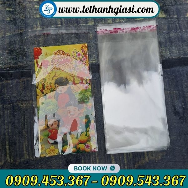 Túi nilon đựng bao lì xì tết Túi nilon đựng bao lì xì tết