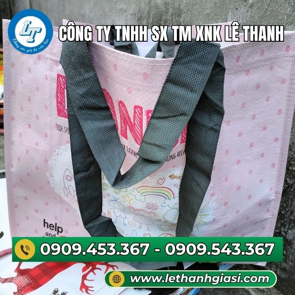Túi pp dệt siêu thị in sẵn giá tốt Túi pp dệt siêu thị giá sỉ