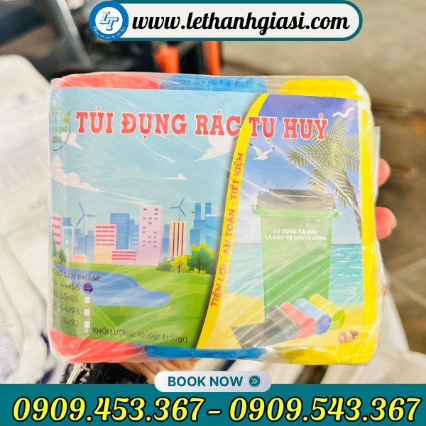 Túi rác cuộn tự huỷ Túi rác cuộn tự huỷ