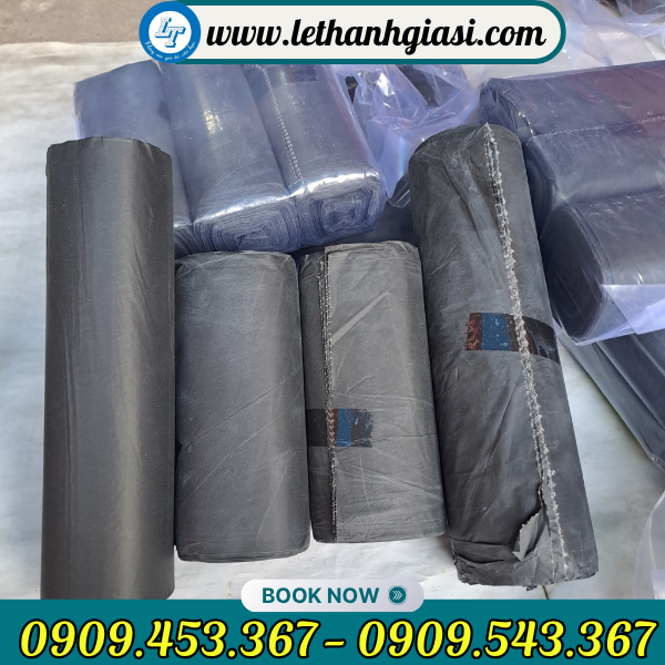 Túi rác cuộn màu đen Túi rác cuộn màu đen