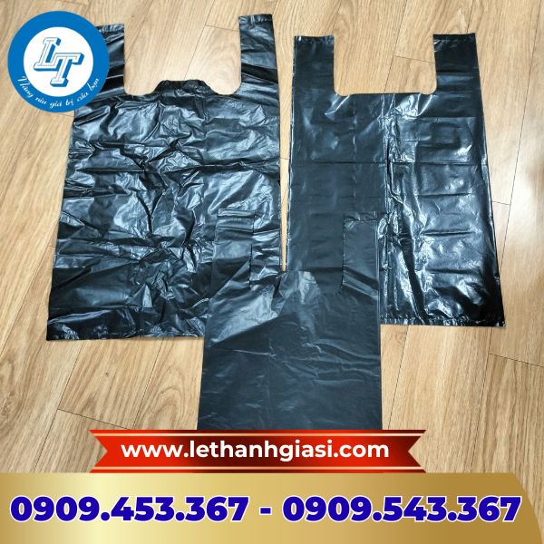 Túi xốp đen 2 quai giá rẻ Túi xốp đen 2 quai