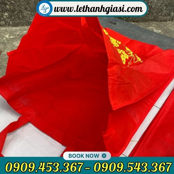 Túi vải không dệt đựng quà tết giá sỉ Túi vải không dệt đựng quà tết