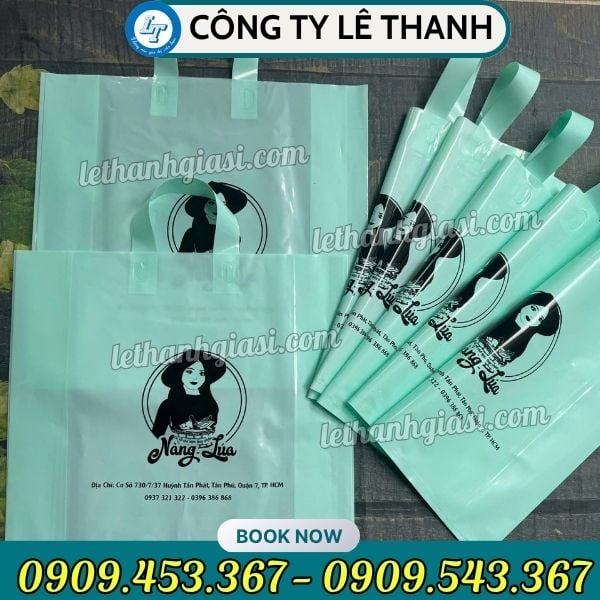 Túi xoài quai ép in theo yêu cầu Túi xoài quai ép