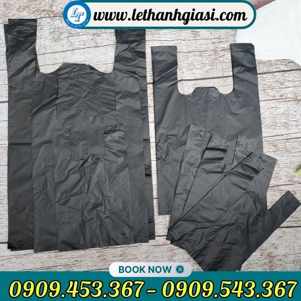 Túi xốp đen nhiều size giá rẻ Túi xốp đen