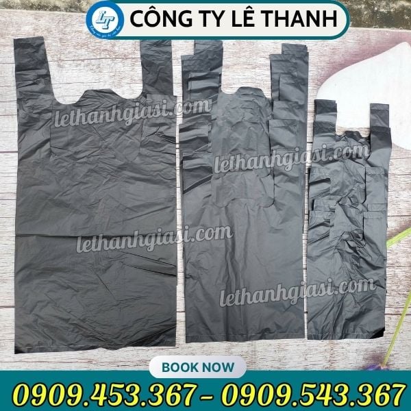 Túi xốp đen giá rẻ nhiều size Túi xốp đen giá rẻ