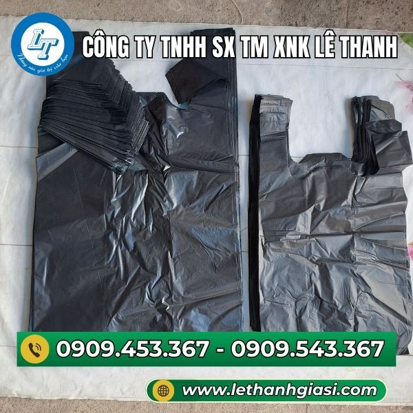 Túi xốp đen chất lượng nhiều size Túi xốp đen chất lượng