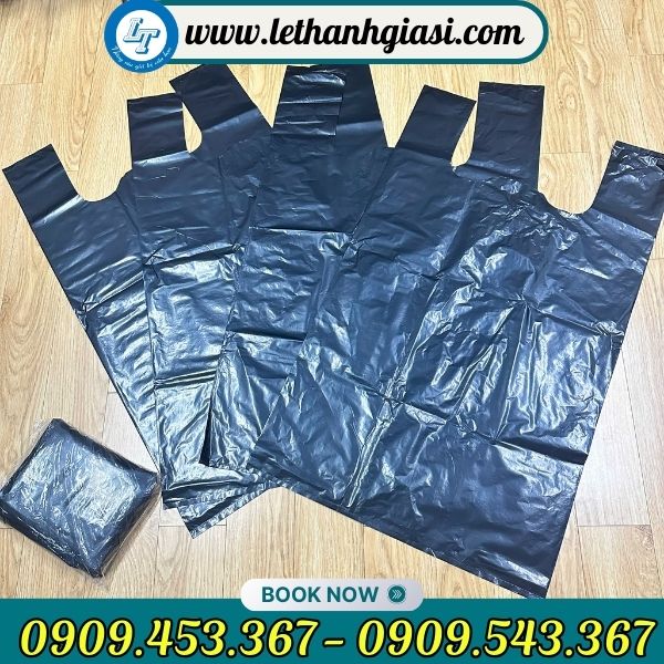 Túi xốp đen size lớn Túi xốp đen