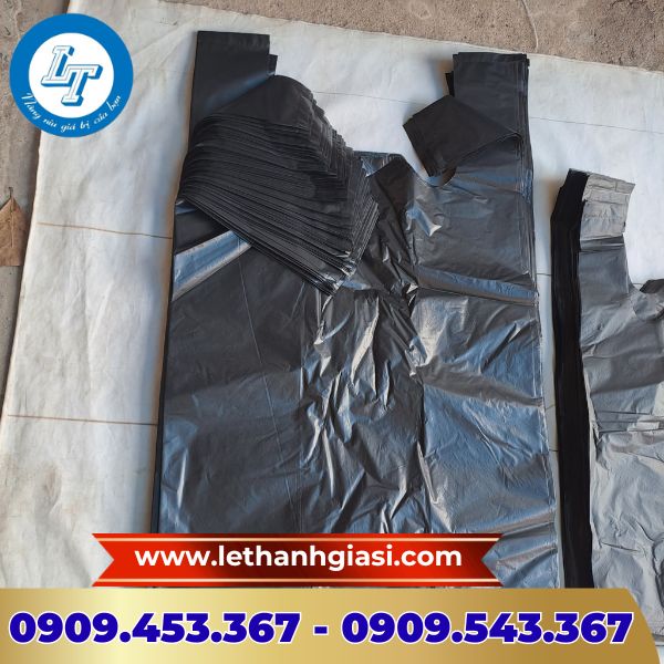 Túi xốp đen 2 quai Túi xốp đen 2 quai