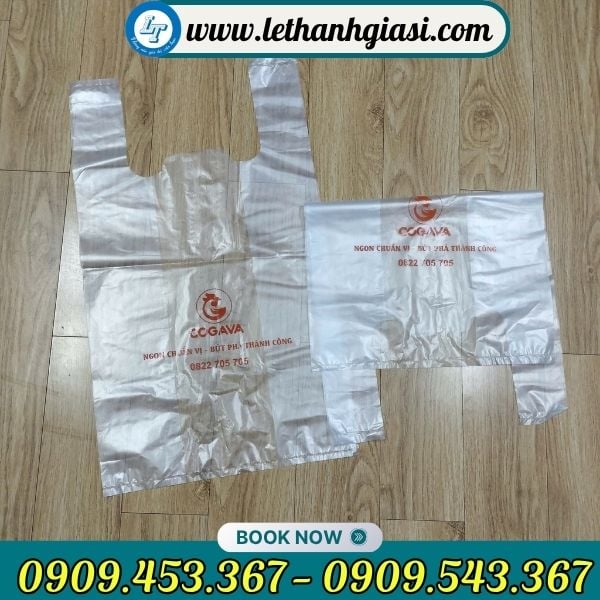 Túi xốp trong in logo giá rẻ Túi xốp trong in logo giá rẻ