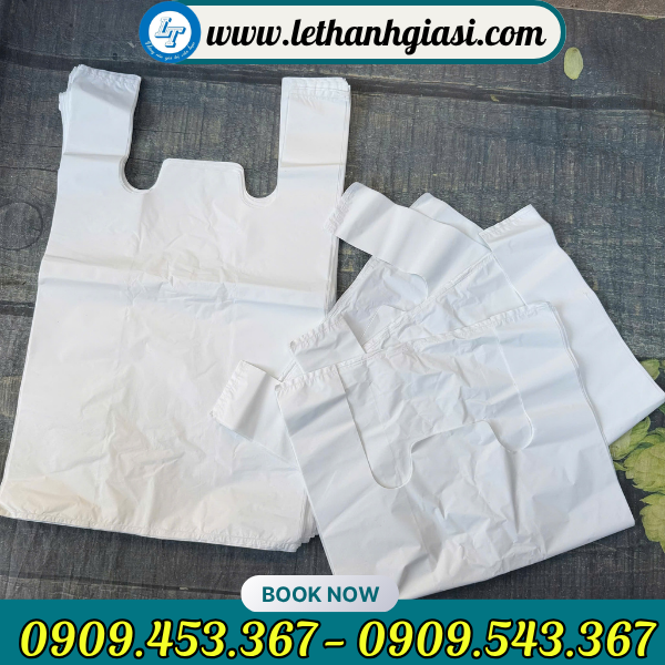 Túi xốp trắng sữa nhựa HDPE Túi xốp trắng sữa nhựa HDPE