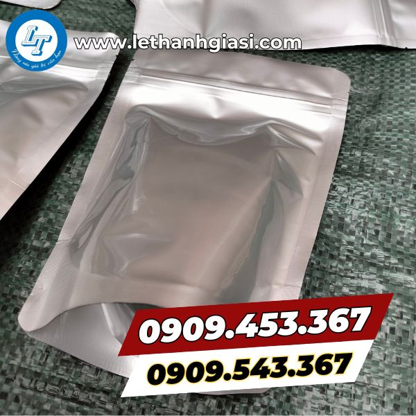 Túi zip 2 mặt bạc Túi zip 2 mặt bạc