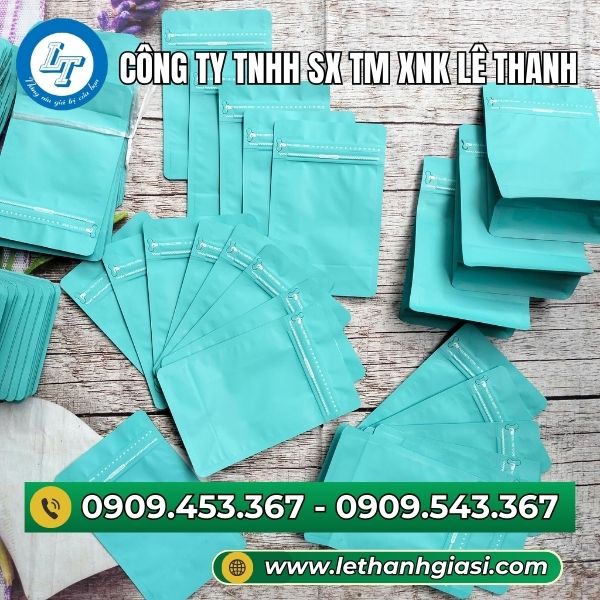 Túi zip nhôm 8 cạnh giá Túi zip nhôm 8 cạnh