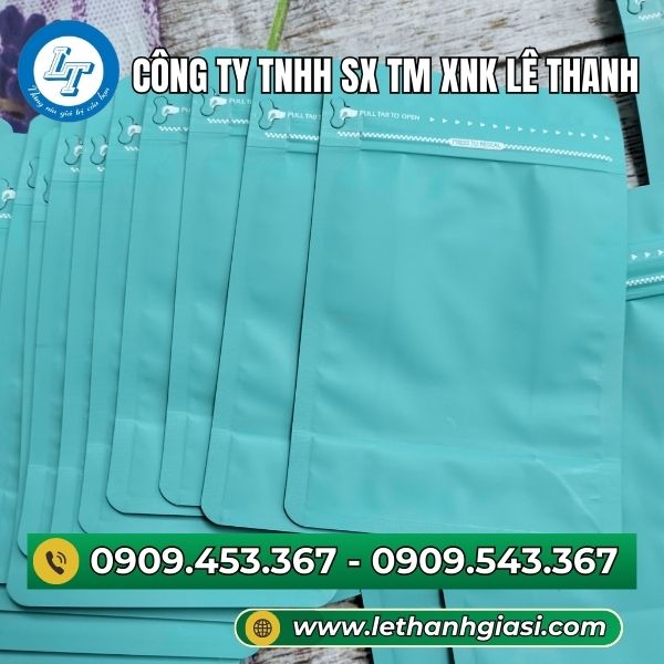 Túi zip nhôm 8 cạnh giá sỉ Túi zip nhôm 8 cạnh