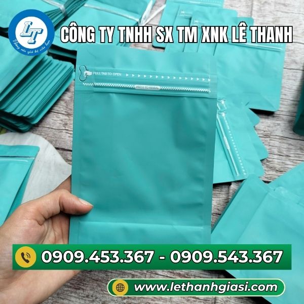 Túi zip nhôm 8 cạnh Túi zip nhôm 8 cạnh