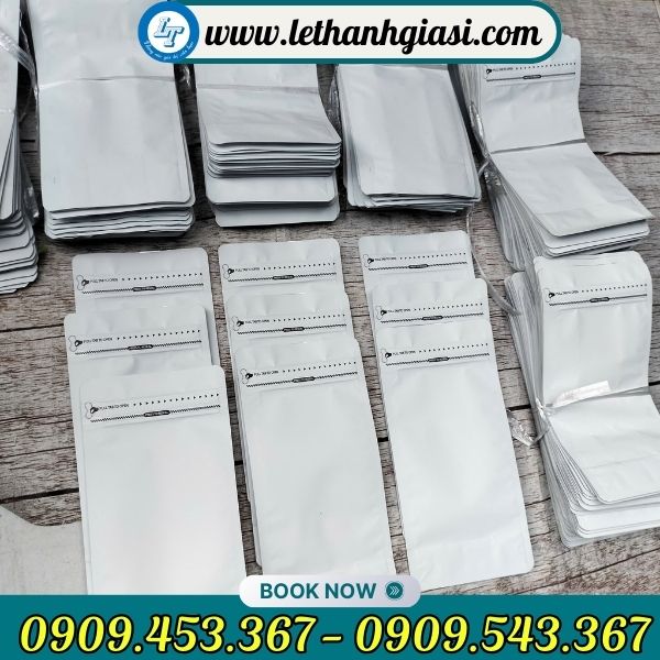 Túi zip đựng hạt có 8 cạnh Túi zip đựng hạt