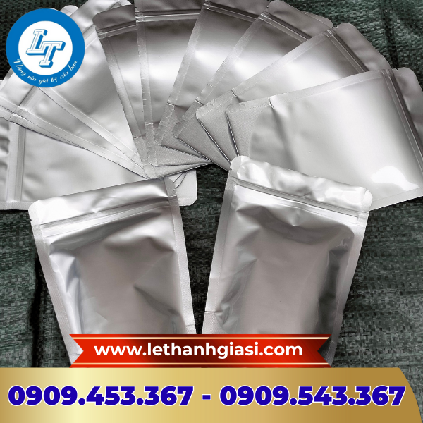 Túi zip 2 mặt bạc Túi zip 2 mặt bạc