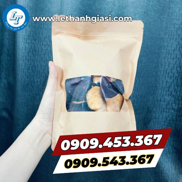 Túi zip giấy có cửa sổ Túi zip giấy có cửa sổ