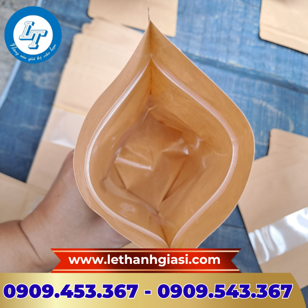 Túi zip giấy miệng khóa mép chắc chắn Túi zip giấy