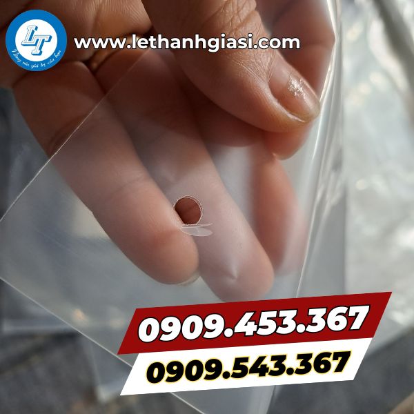 Túi zip khóa kéo đục lỗ thoáng khí Túi zip khóa kéo