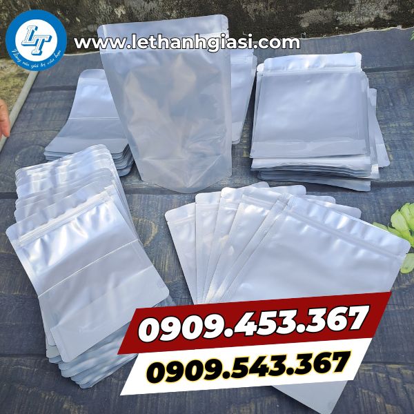 Túi zip bạc Túi zip bạc