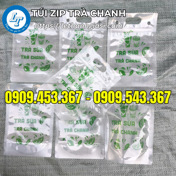 Túi zip trà chanh giá sỉ Túi zip trà chanh giá sỉ