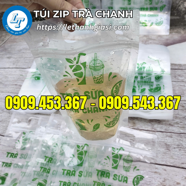 Túi zip trà chanh giá rẻ Túi zip trà chanh giá rẻ