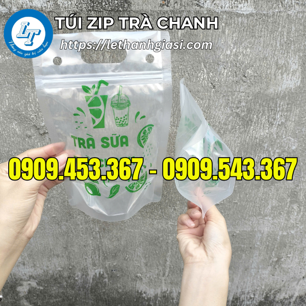 Túi zip trà chanh giá rẻ Túi zip trà chanh giá sỉ