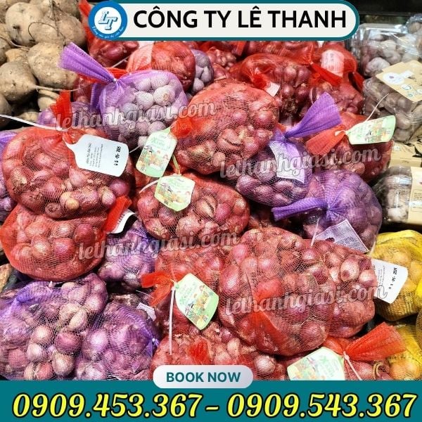 Túi lưới nhựa nhiều màu đựng nông sản Túi lưới nhựa nhiều màu