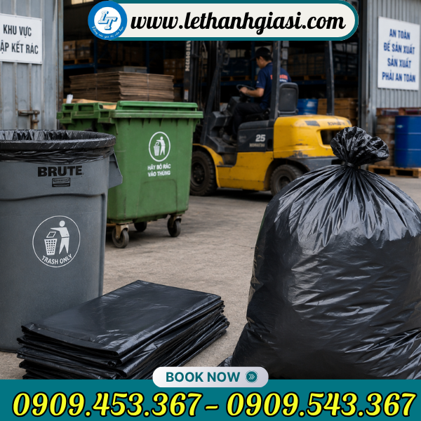 Túi đựng rác tại nhà xưởng Túi đựng rác tại nhà xưởng