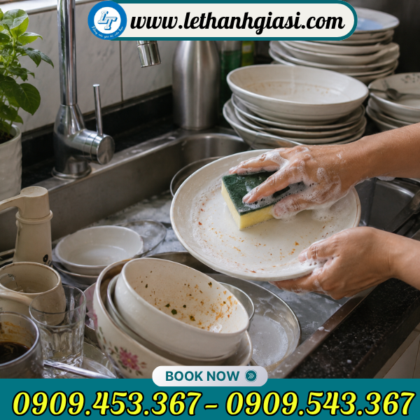 Mút rửa chén bát sạch đẹp Mút rửa chén