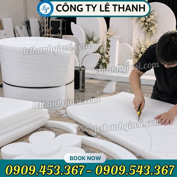 Xốp foam dùng trang trí sân khấu Xốp foam dùng trang trí sân khấu