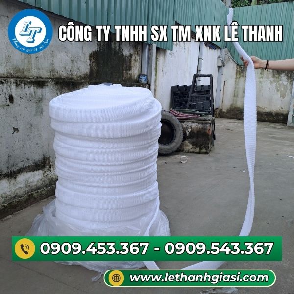 Cuộn xốp lưới màu trắng 5kg Cuộn xốp lưới màu trắng 5kg