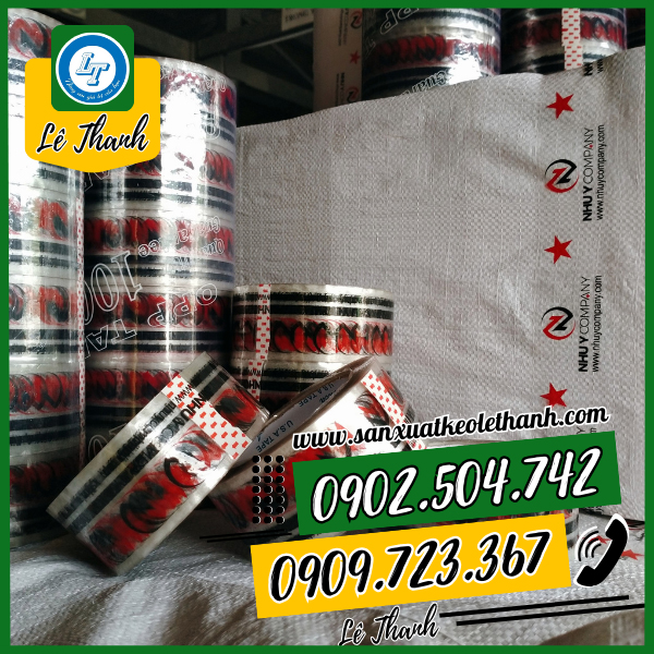 Băng keo in logo hàng khách đặt Băng keo in logo hàng khách đặt