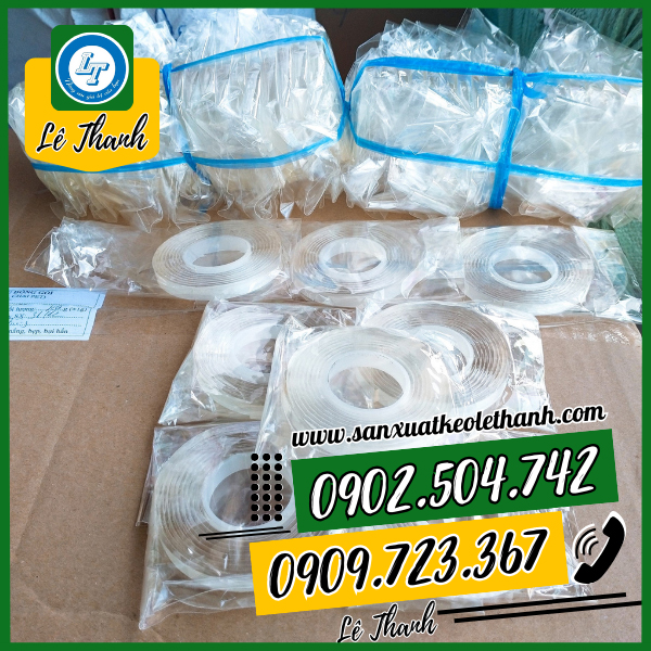 Băng dính trong suốt 2 mặt HCM Băng dính trong suốt 2 mặt HCM